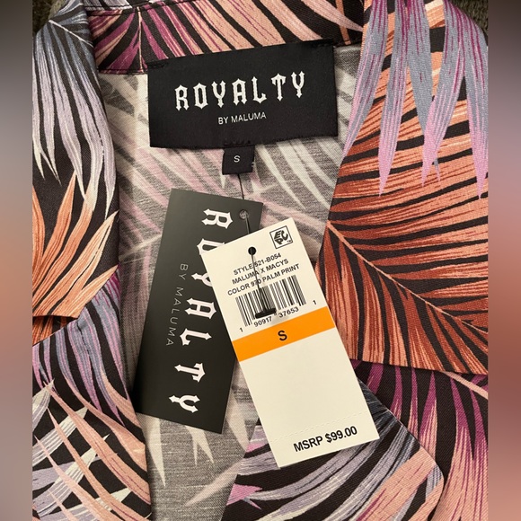 Royalty by Maluma x Macys Button Down Shirt - Picture 3 of 4